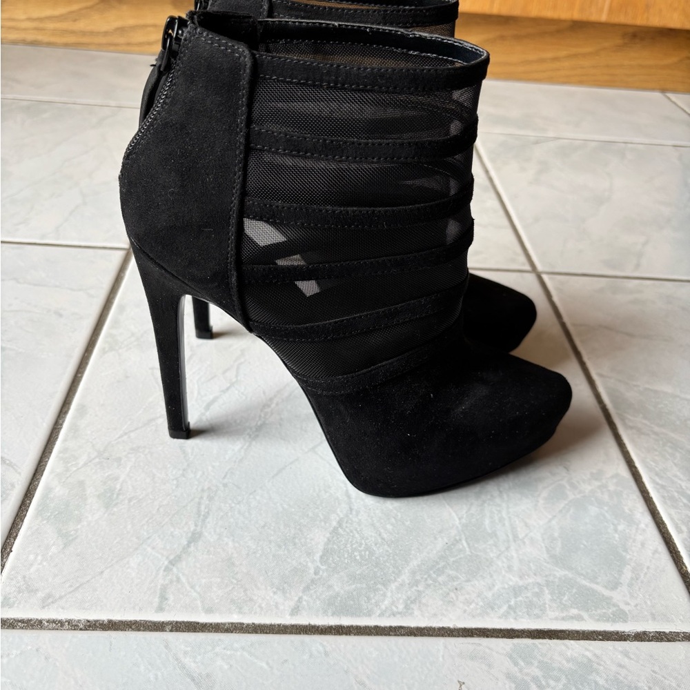 Aldo Black Heeled Boots